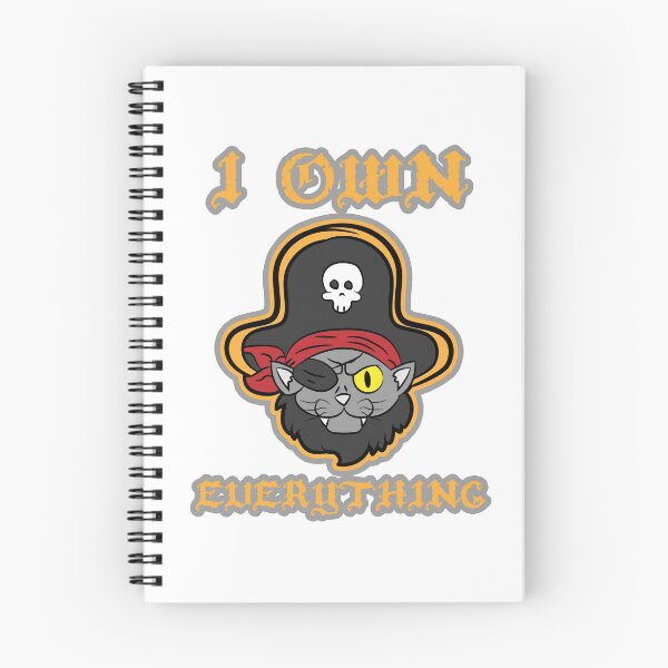 Item preview, own everything pirate cat designed and sold by mi-xo.