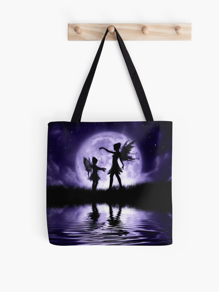 Dream Big Fairy Canvas Tote Bag, Purple Tote, Canvas Fairy Tote, Canva –  AthenaLynnCreations