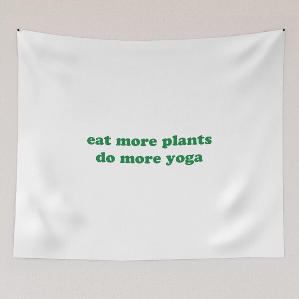 Item preview, Eat more plants, do more yoga  designed and sold by abi-not-abby.