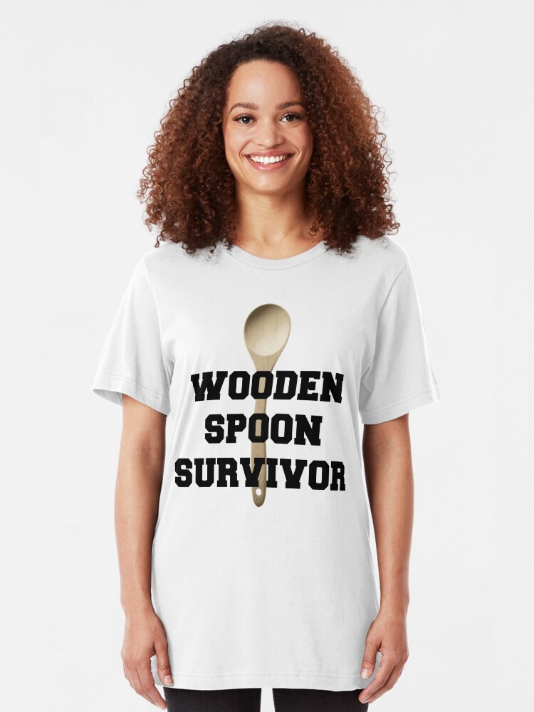 wooden spoon survivor t shirt