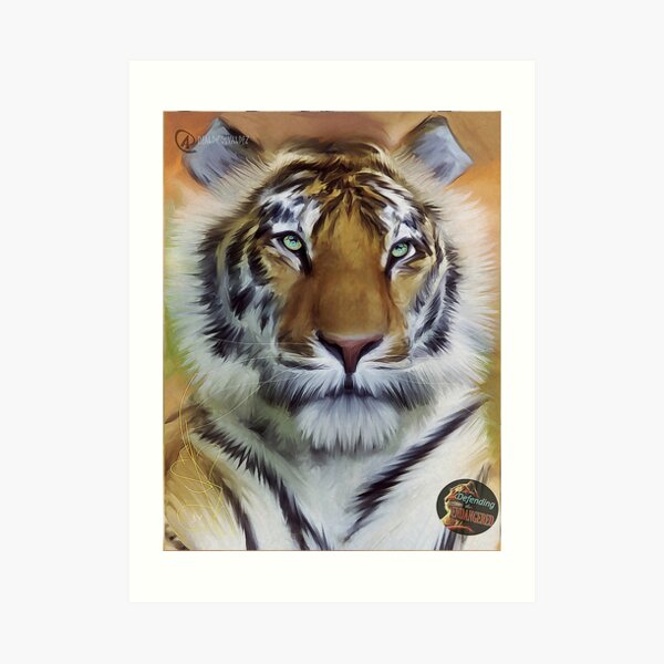 DTE - Tiger Beauty Art Print