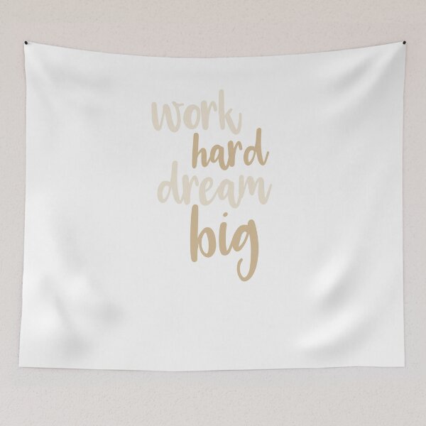 Item preview, Work Hard Dream Big  designed and sold by roastingpumpkin.