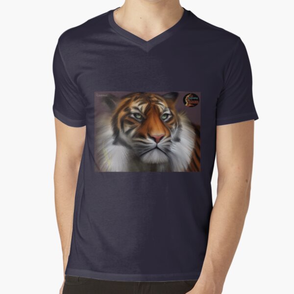 DTE - Proud Tiger V-Neck T-Shirt