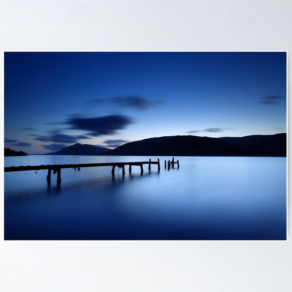 Fading into Blue Poster