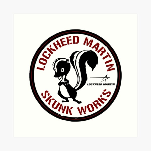 Skunk Works - ADP Roundel Patch - Clean Style Art Print