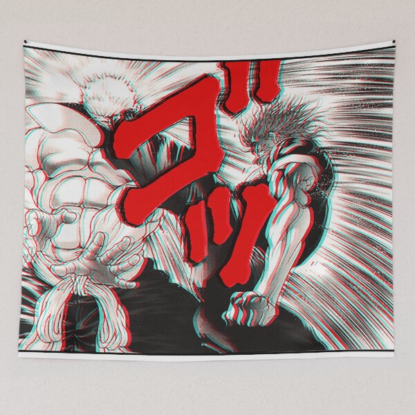 Item preview, Yujiro Hanma - Violent kick in head designed and sold by Diaz-Shop.