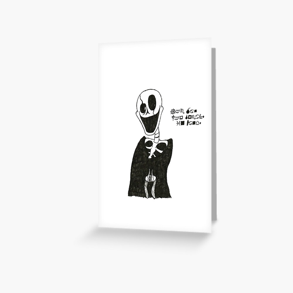 Undertale Gaster Card