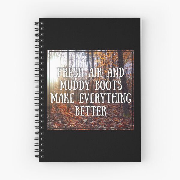 Item preview, Fresh Air and Muddy Boots... designed and sold by DoodleDashCollective.