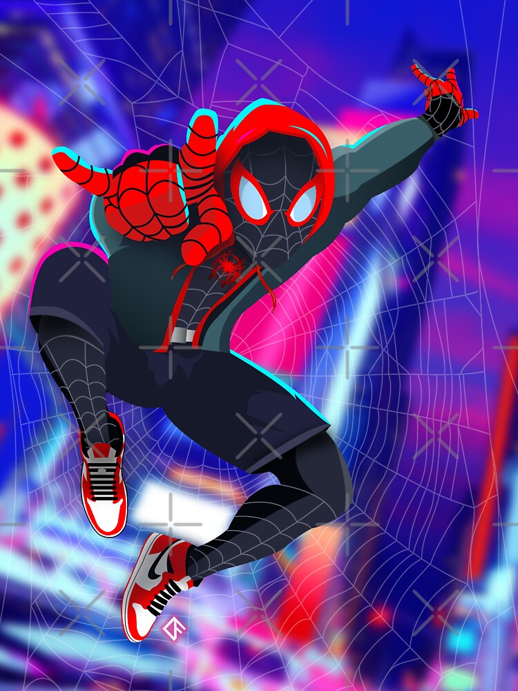 "Miles Morales" Sticker by cdisneyfanatic | Redbubble