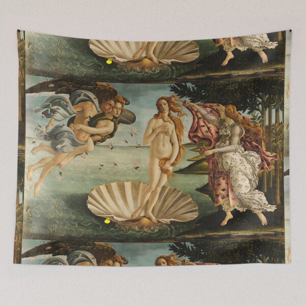 Item preview, Subtly Ruined Botticelli - Rubber Ducky designed and sold by weavernap.
