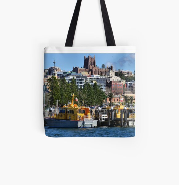 The Pilot Station - Newcastle NSW Australia All Over Print Tote Bag
