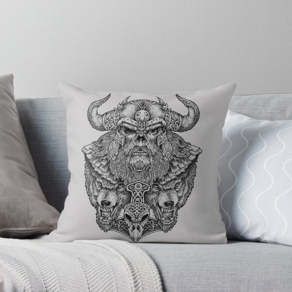 Item preview, viking skull designed and sold by wladfriebus.