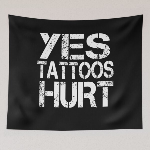 Item preview, Yes Tattoos Hurt designed and sold by Kiwi-Tienda2017.