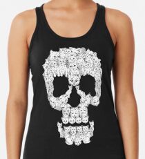 Skulls are for Pussies Racerback Tank Top