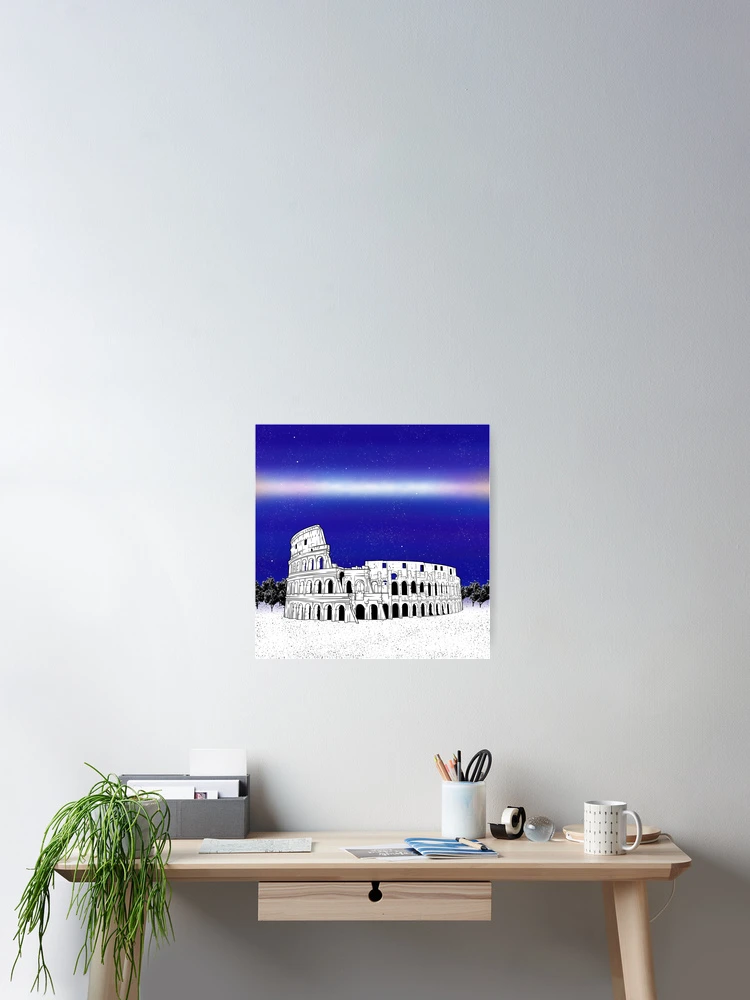 Thumbnail 2 of 3, Poster, Colosseum Rome designed and sold by ekpatterns.