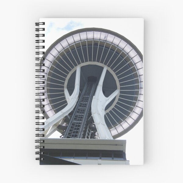 Item preview, Standing in line looking up at the underneath side of the Space Needle..... designed and sold by DonnaMoore.