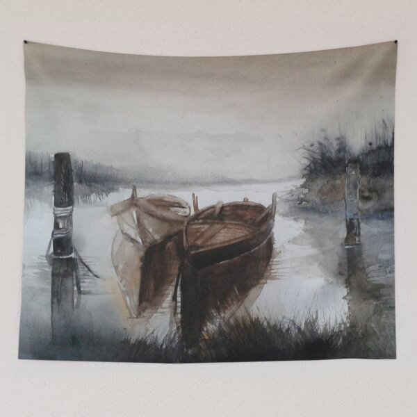 Item preview, watercolor boats designed and sold by FVO-italydesign.