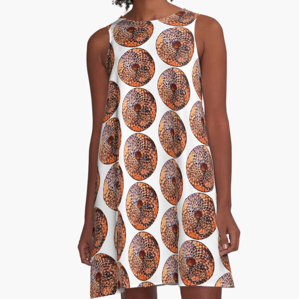 Honeycomb Mandala A-Line Dress