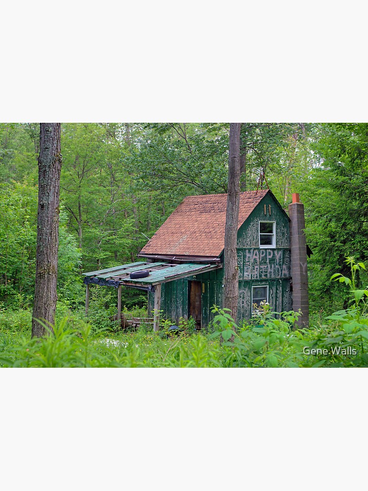 ““Happy Birthday” Cabin” Art Print by ProfAudio | Redbubble