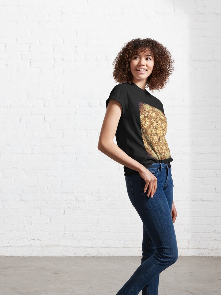 Alternate view of Gold Rush Mandala - Golden Ornate Art Deco Design Classic T-Shirt