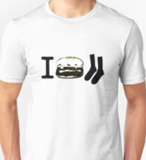 I Burger Socks Unisex T-Shirt