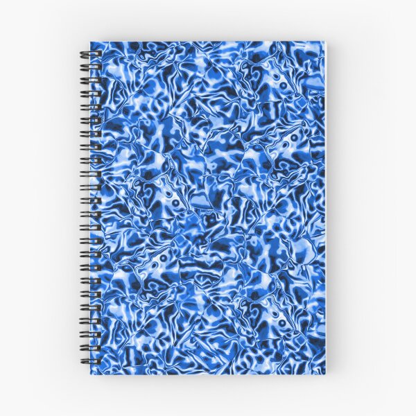 Item preview, Flashy coral-like shapes in blue tones designed and sold by ShapesColors.