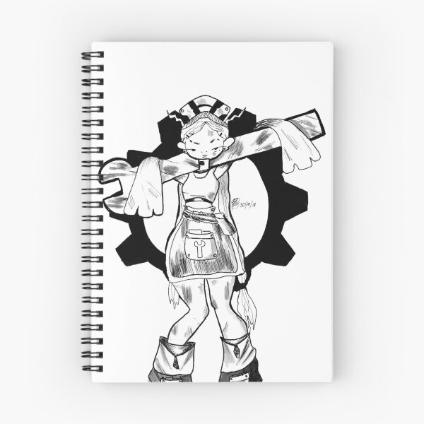 Item preview, Inktober 2018- Gear Worker Girl designed and sold by jozzlwow.