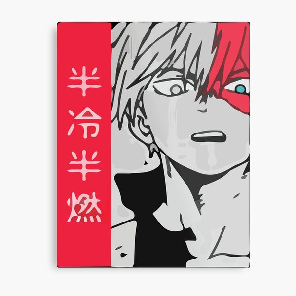 Todoroki T-shirt Metal Print