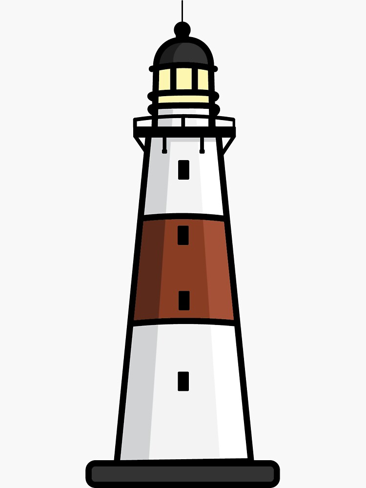 Montauk Lighthouse Sticker For Sale By Christiwilbert Redbubble