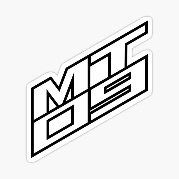 MT09 Conception en bloc Sticker