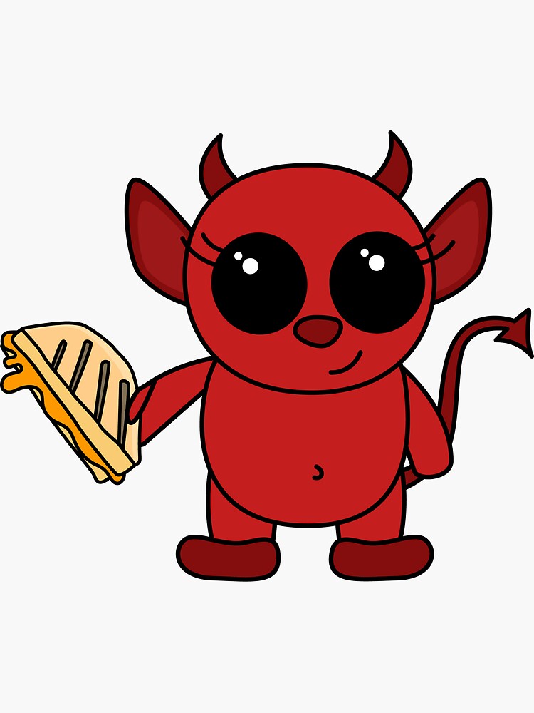 cute devil has a sammich by shortstack
