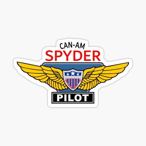 Ailes de pilote Can-Am Spyder Sticker