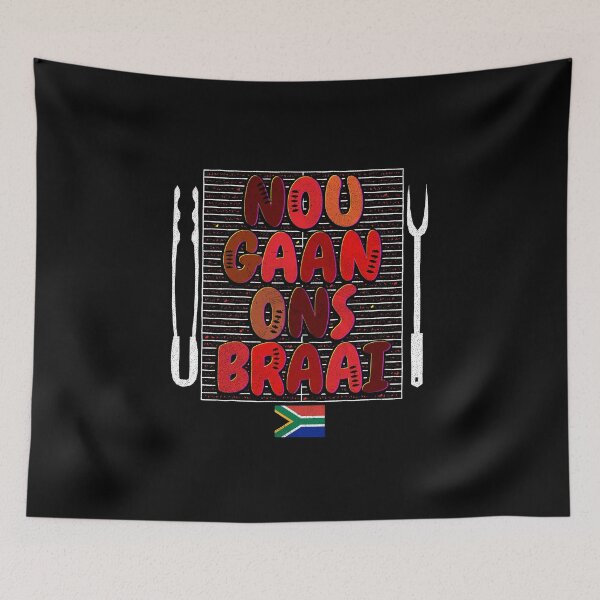 Item preview, Nou Gaan Ons Braai Funny African BBQ designed and sold by d247.