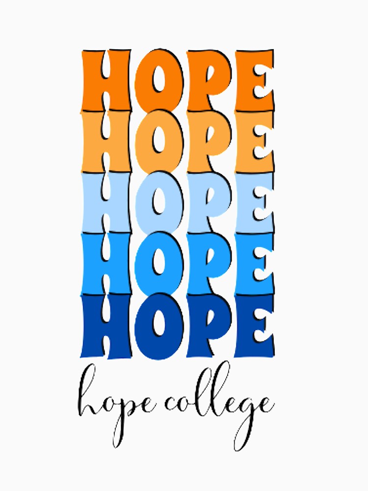 hope college t shirt