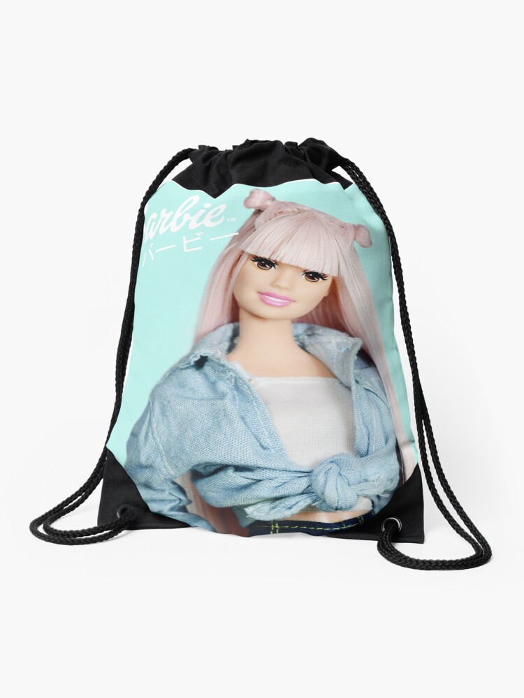 barbie drawstring bag