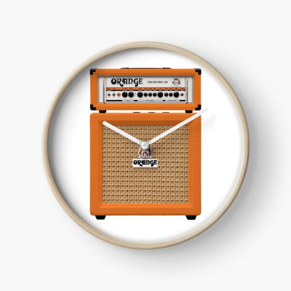 Vista previa del artículo con la obra «Amplificador de guitarra eléctrica color naranja», diseñado y vendido por FistfulOfCool.