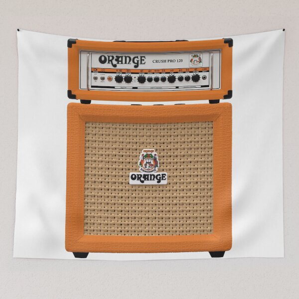 Item preview, Orange colour electric guitar amp  designed and sold by FistfulOfCool.