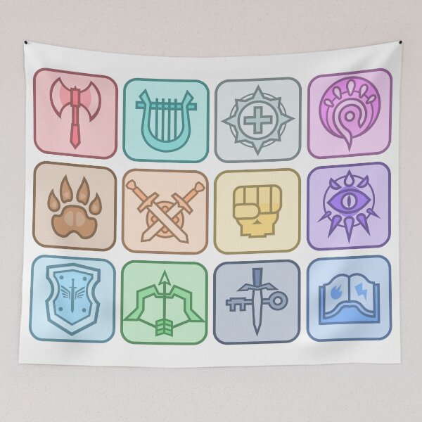 Item preview, JoCat Crap Guide to DnD Class Icons [Color] designed and sold by JoCat105.