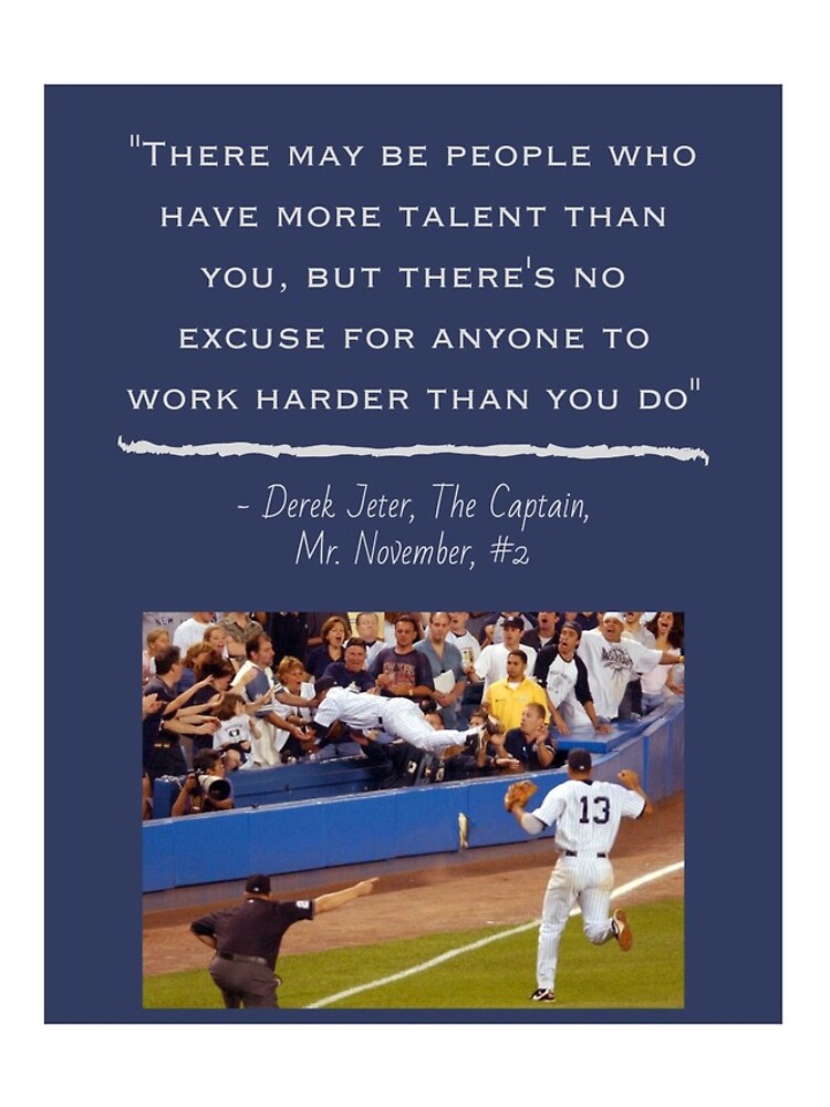 Derek Jeter Quote iPhone Case for Sale by noahwagner