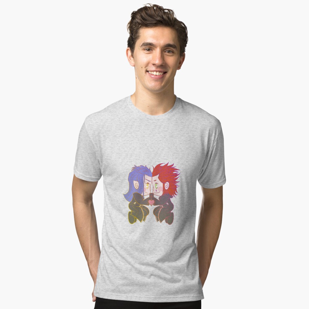 Vista previa del artículo con la obra «Camiseta de tejido mixto», diseñado y vendido por AshPatch.