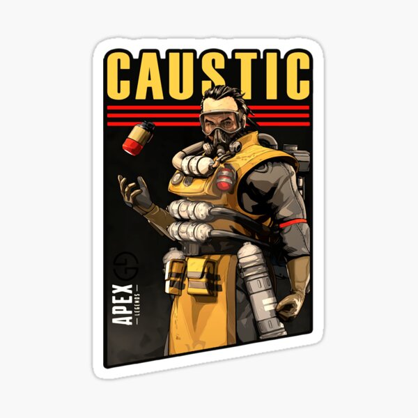 "Apex legends caustic" Sticker by rimmbubble Redbubble