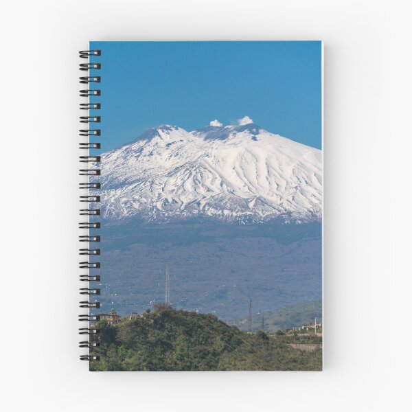 Item preview, Snow Capped Mount Etna with Smoke Coming Out on a Sunny Day in Sicily designed and sold by Jon Shore.
