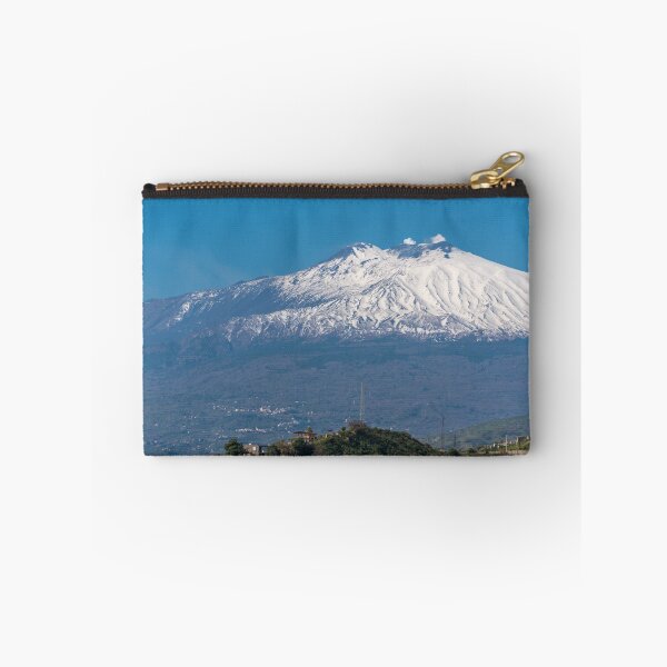 Item preview, Snow Capped Mount Etna with Smoke Coming Out on a Sunny Day in Sicily designed and sold by Jon Shore.