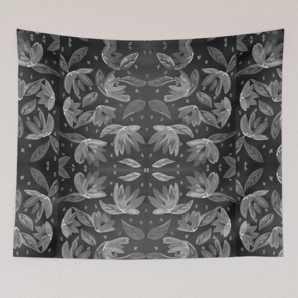 Item preview, Blue flowers 3 designed and sold by Thecla Mary Correya.
