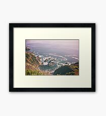 California waves Framed Print