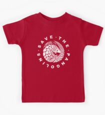 Gefährdetes Tier - Rette den Pangolin Kinder T-Shirt