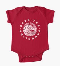 Gefährdetes Tier - Rette den Pangolin Baby Body Kurzarm