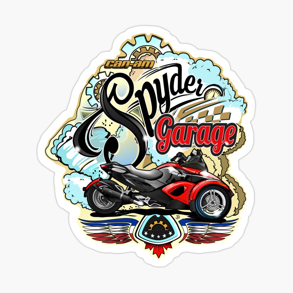 Can-Am Spyder fan art. Can-Am Spyder Garage sign fanart #canam #spyder  #graphicdesign #fanart #brp #openyourroad #coreldraw | Can am spyder, Can  am, Spyder