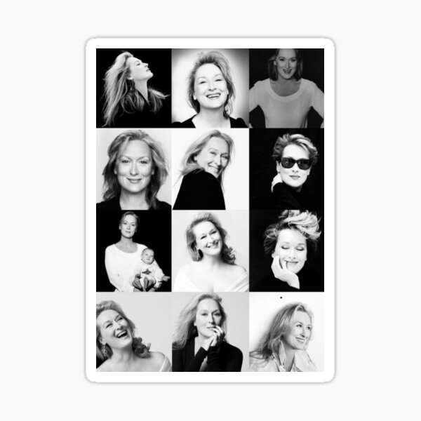 "Meryl Streep" Sticker for Sale by schloszz | Redbubble