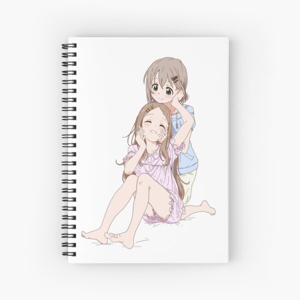 Yama no Susume - Aoi & Kokona Spiral Notebook for Sale by itsmedio